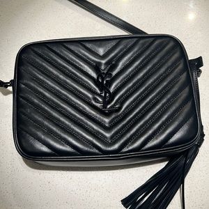 Saint Laurent Lou Matelasse Leather Camera Bag